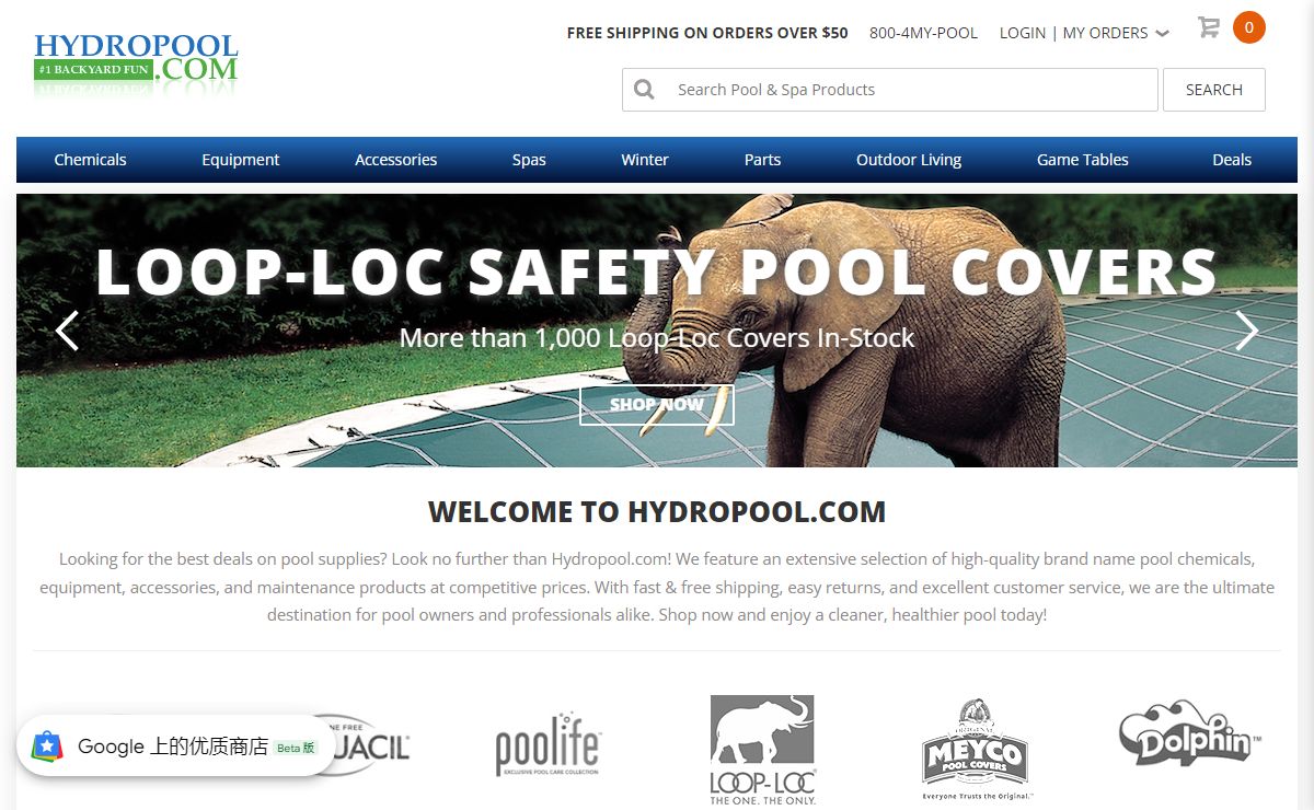 Hydropool.com | Pool Supplies, Equipment, Chemicals, & Parts