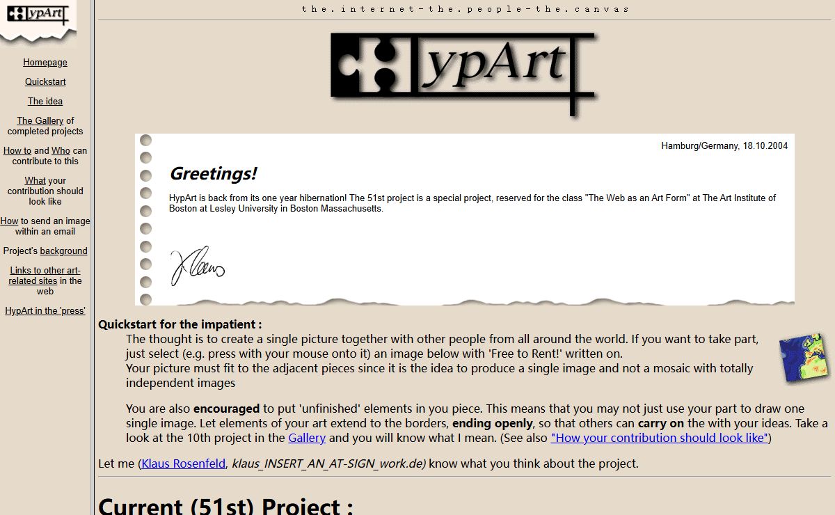 HypArt - The Project