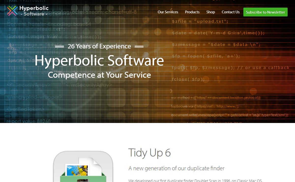 Hyperbolic Software | Find & Delete Duplicate Files & Other Mac Utilities