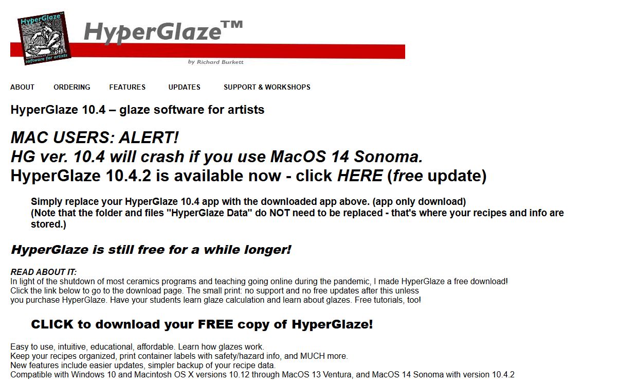 HyperGlaze - glaze software for artists
