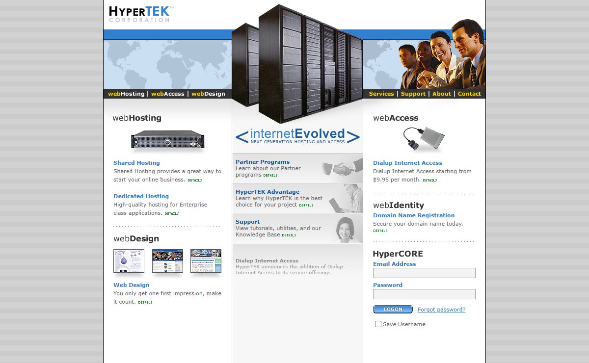 Hosting, Design, & Development – HyperTEK Corporation