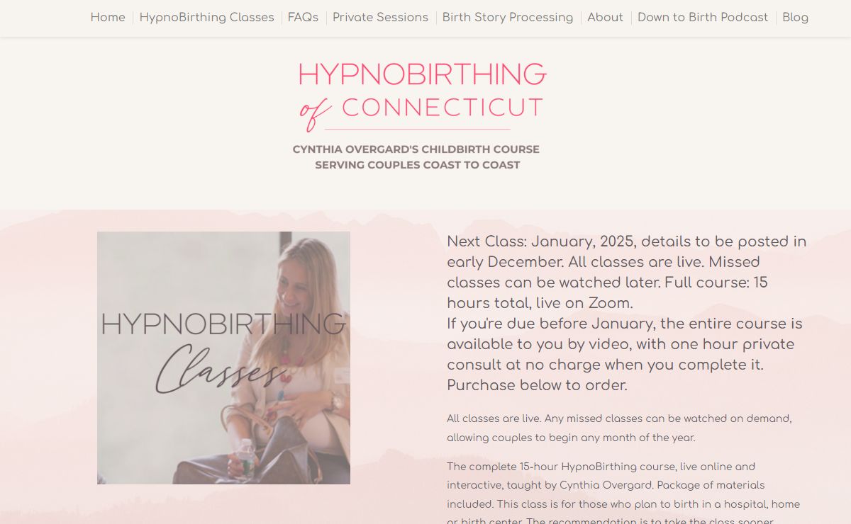 HypnoBirthing CT Home -