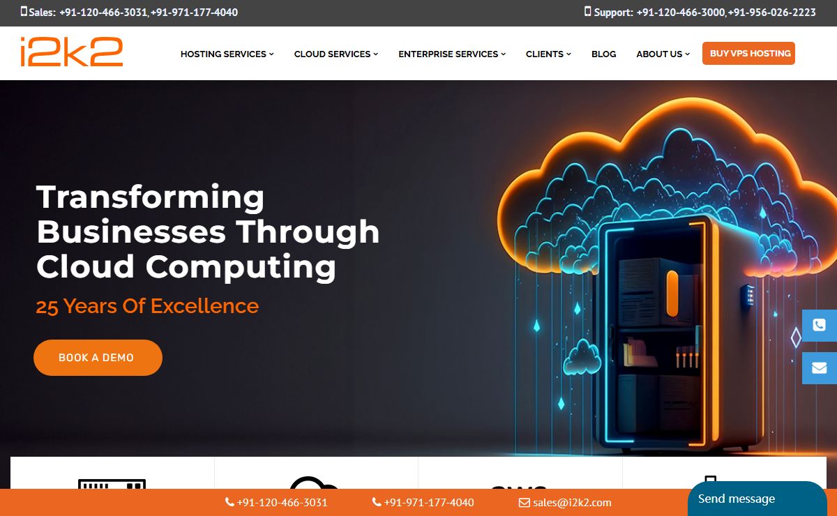Dedicated Web Hosting | Cloud Hosting | Data Center Services - i2k2 Networks