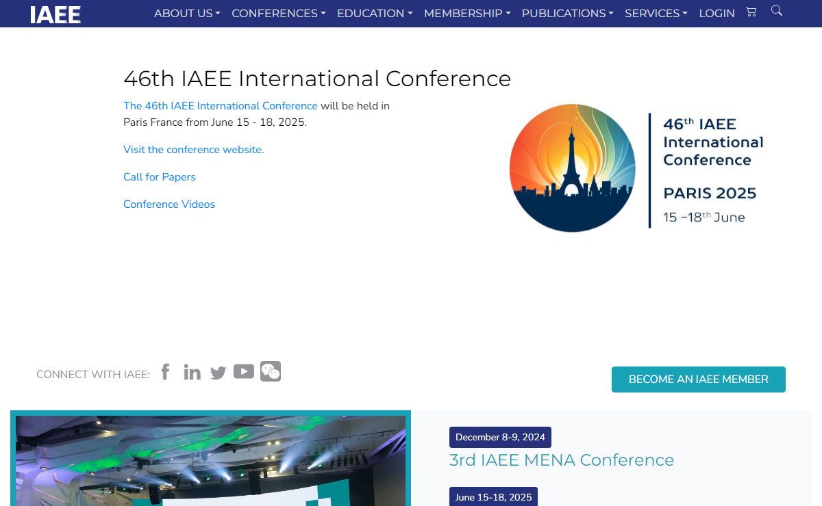 The International Association for Energy Economics