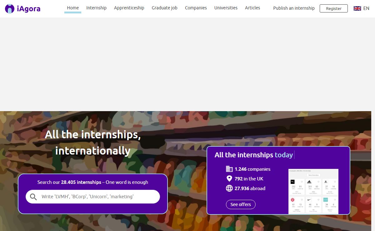 All the internships, internationally | iAgora.com