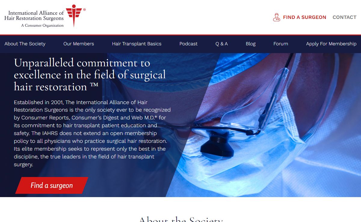 Hair Transplant | IAHRS Hair Restoration Surgeons