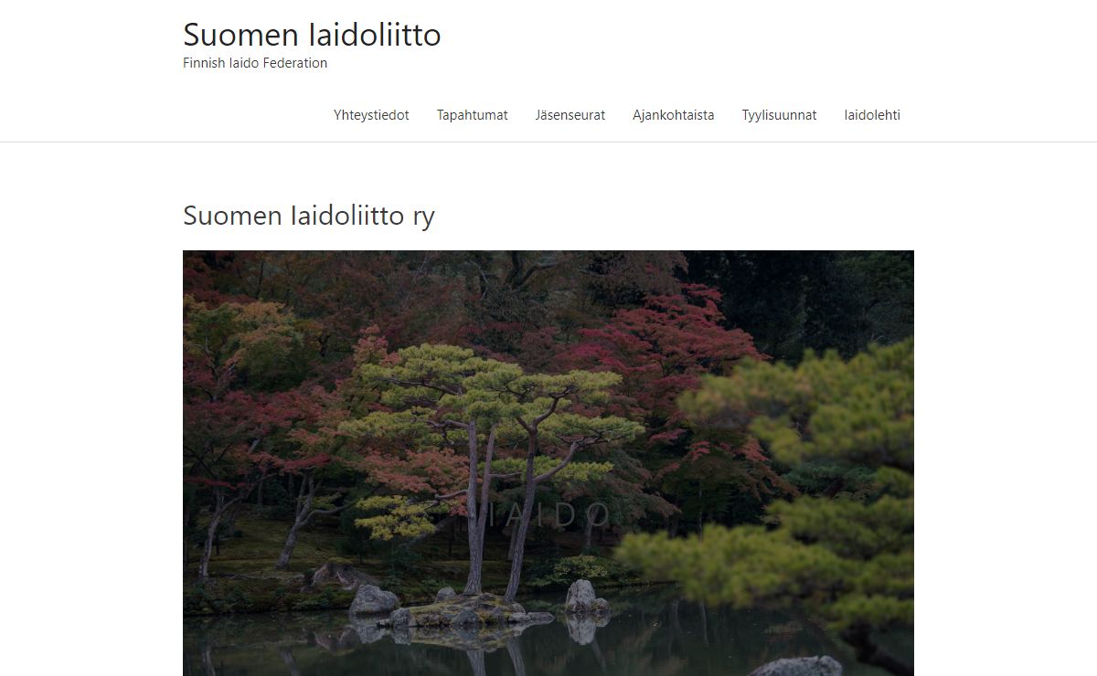 Suomen Iaidoliitto – Finnish Iaido Federation