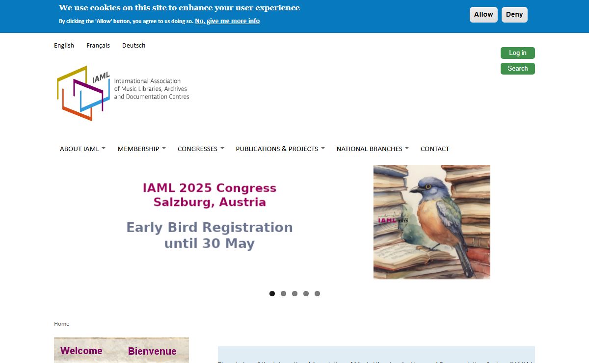 IAML | International Association of Music Libraries, Archives and Documentation Centres
