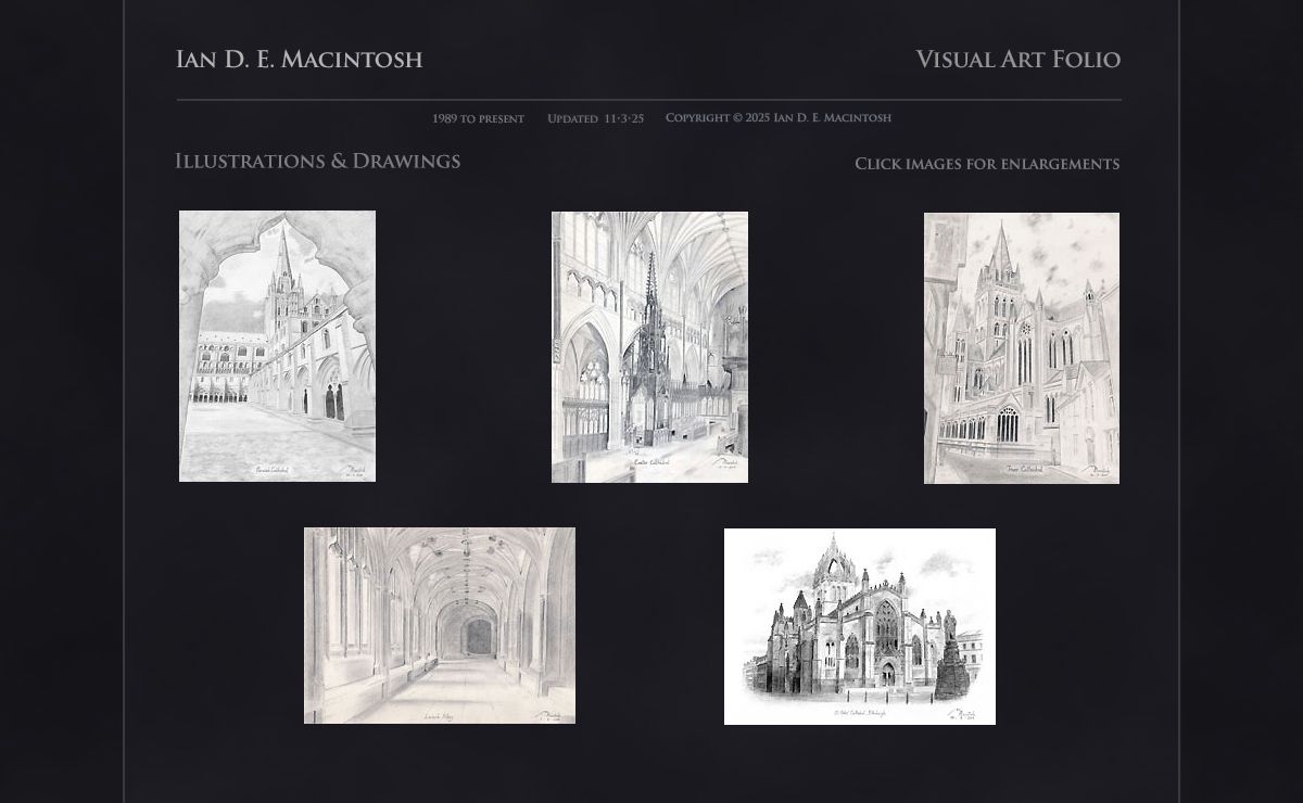 Ian D. E. Macintosh | Visual Art Folio