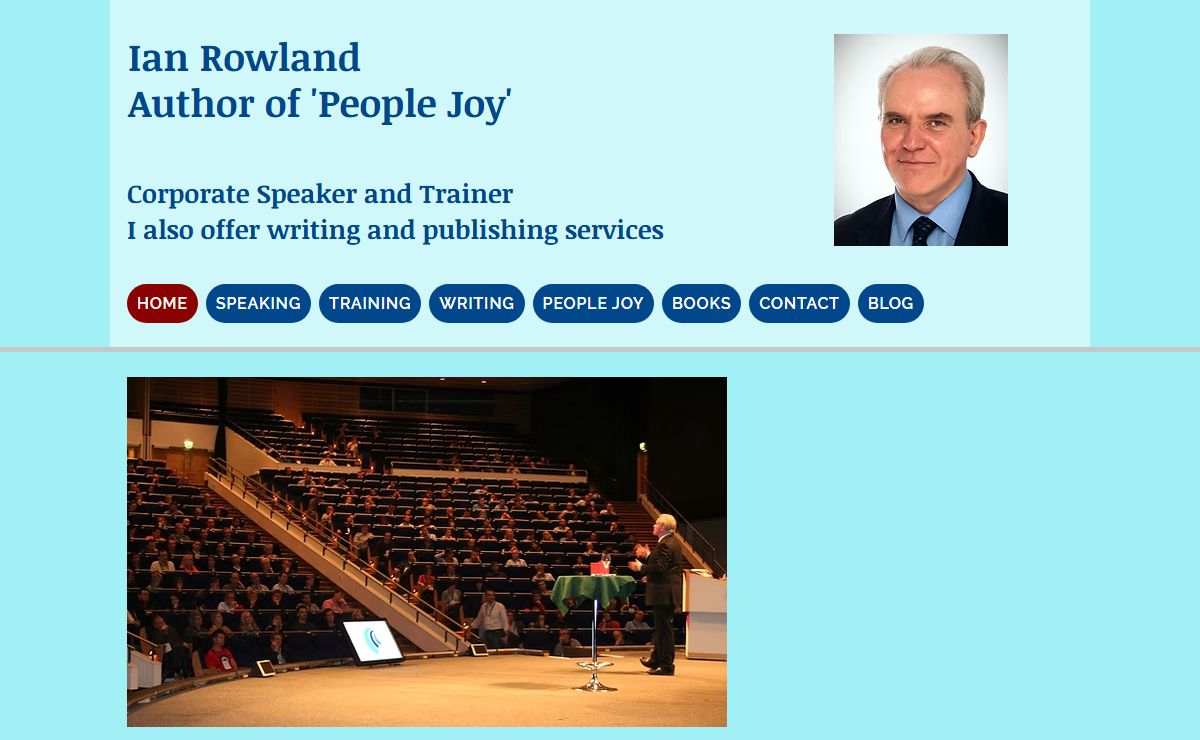 HOME | Ian Rowland | Speaker Trainer Writer