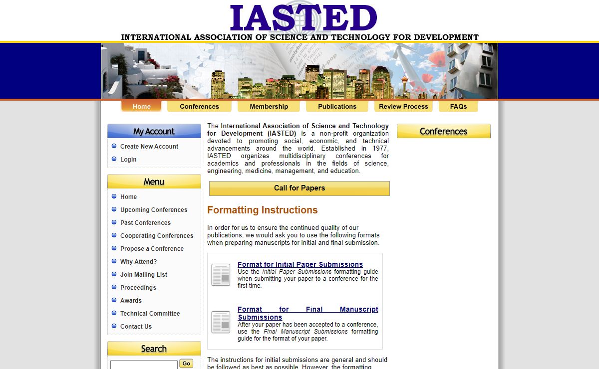 The International Association of Science and Technology for Development