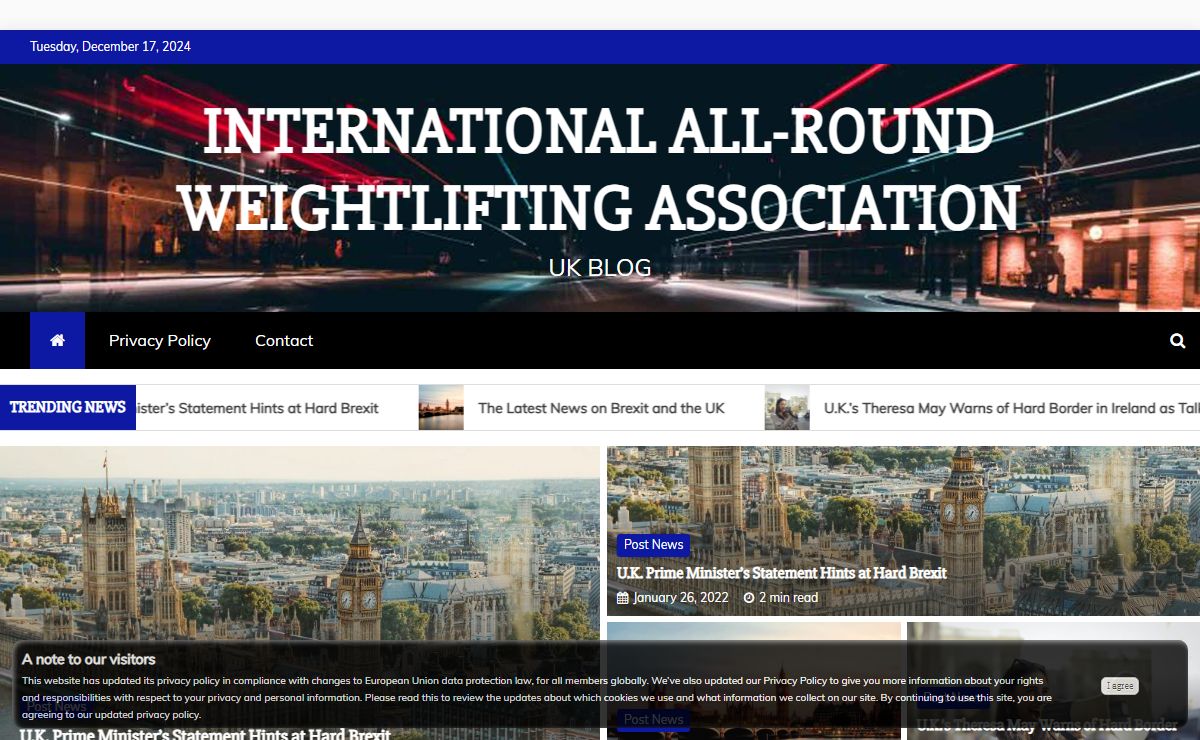 International All-Round Weightlifting Association - UK Blog