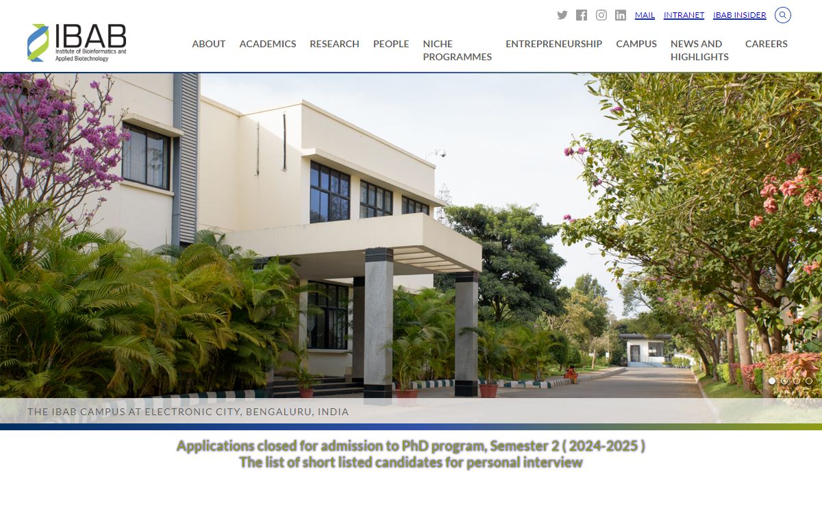 Institute of Bioinformatics and Applied Biotechnology – IBAB