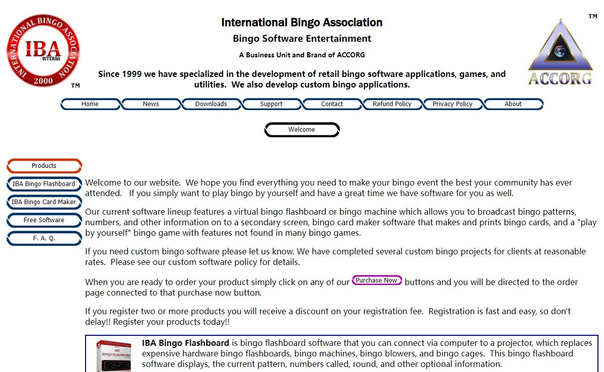 International Bingo Association - Bingo Software - Welcome