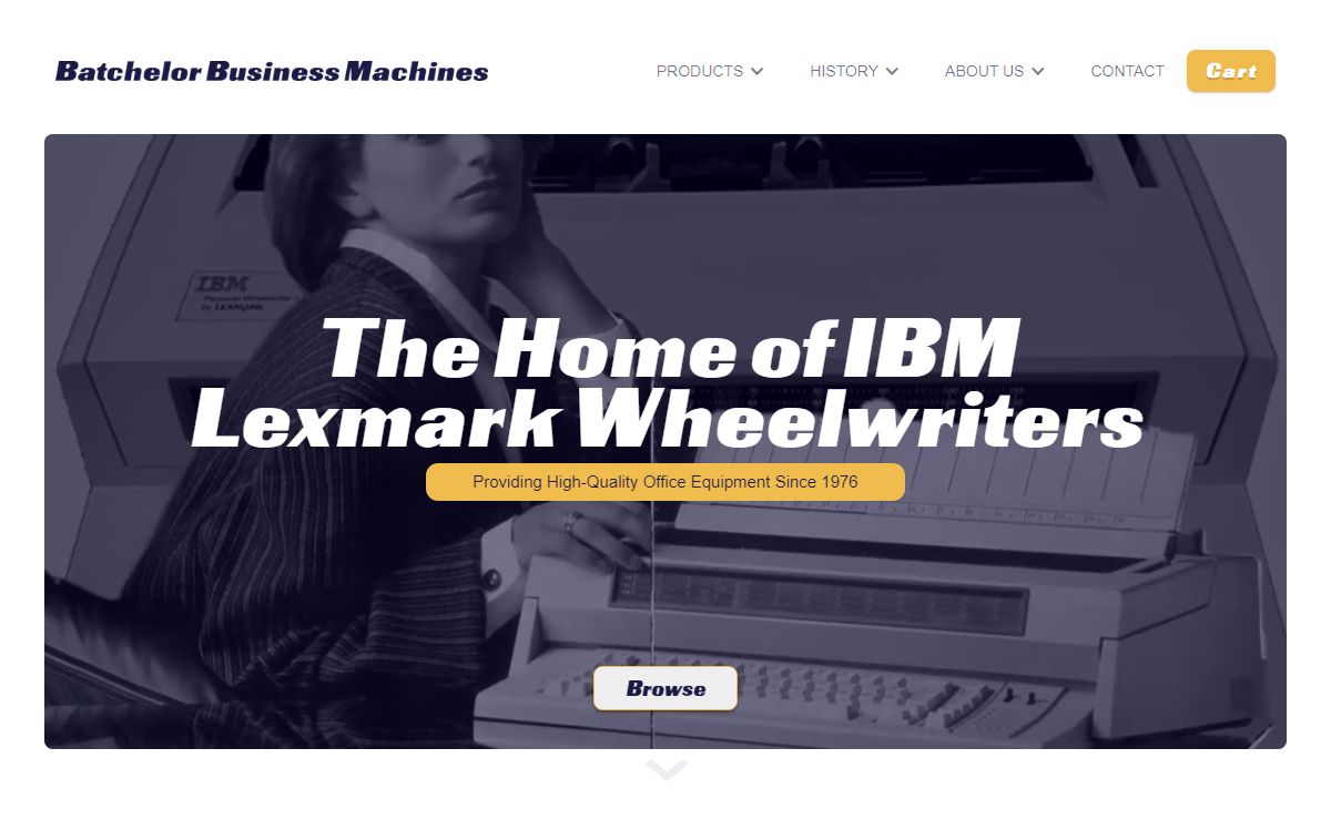 Batchelor Business Machines - The Home of IBM Lexmark Wheelwriters - Home