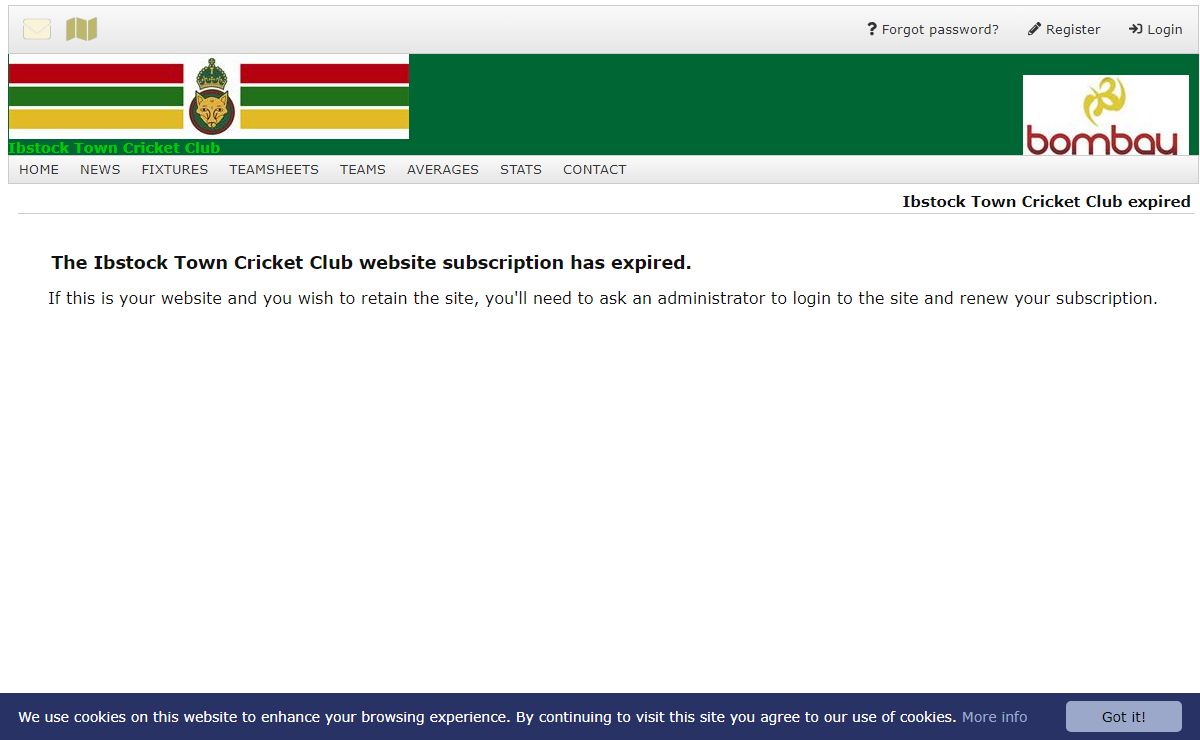 Ibstock Town Cricket Club expired