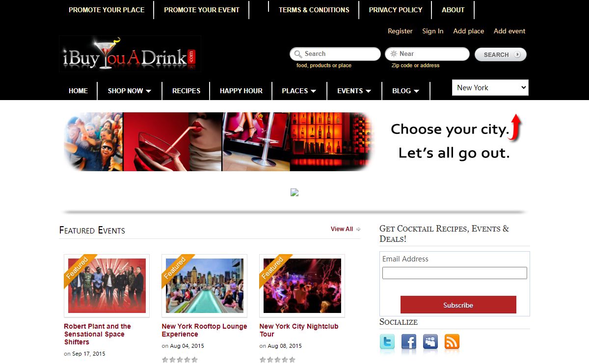 iBuyYouADrink.com | Let's All Go Out