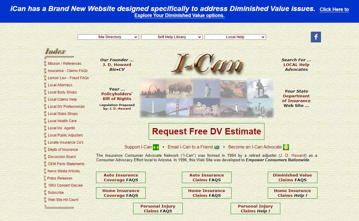 Insurance Consumer Advocate Network . . . Empowering Consumers Nationwide !