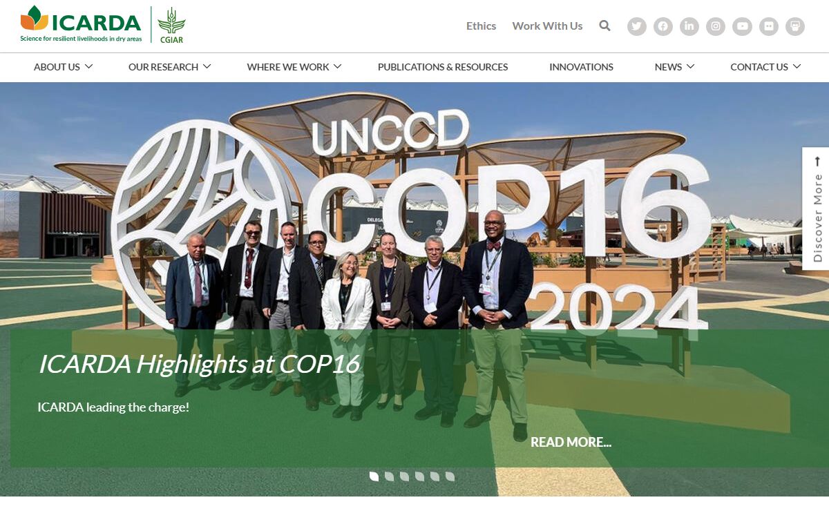 ICARDA | Science for resilient livelihoods in dry areas
