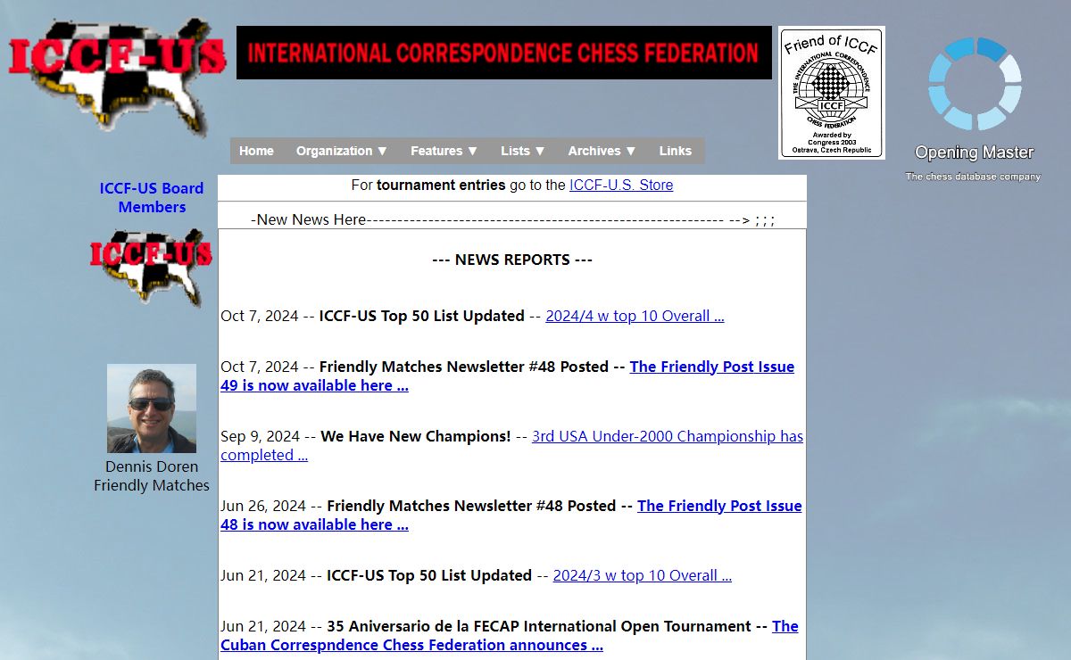 International Correspondence Chess Federation - US Main Page
