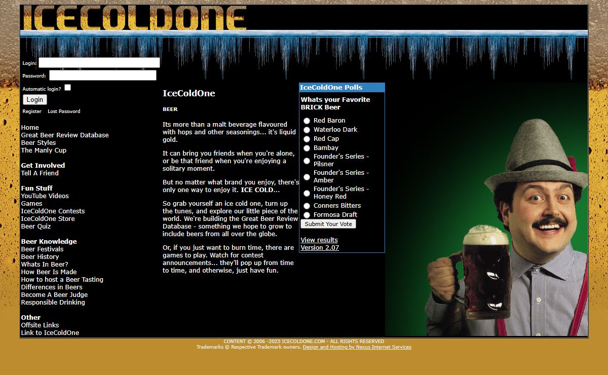 IceColdOne | Home of the Great Beer Review Database