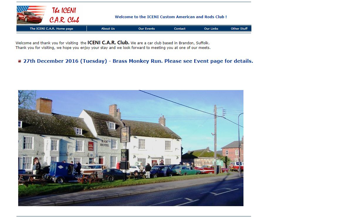 The ICENI Custom American and Rods Club .....Welcome