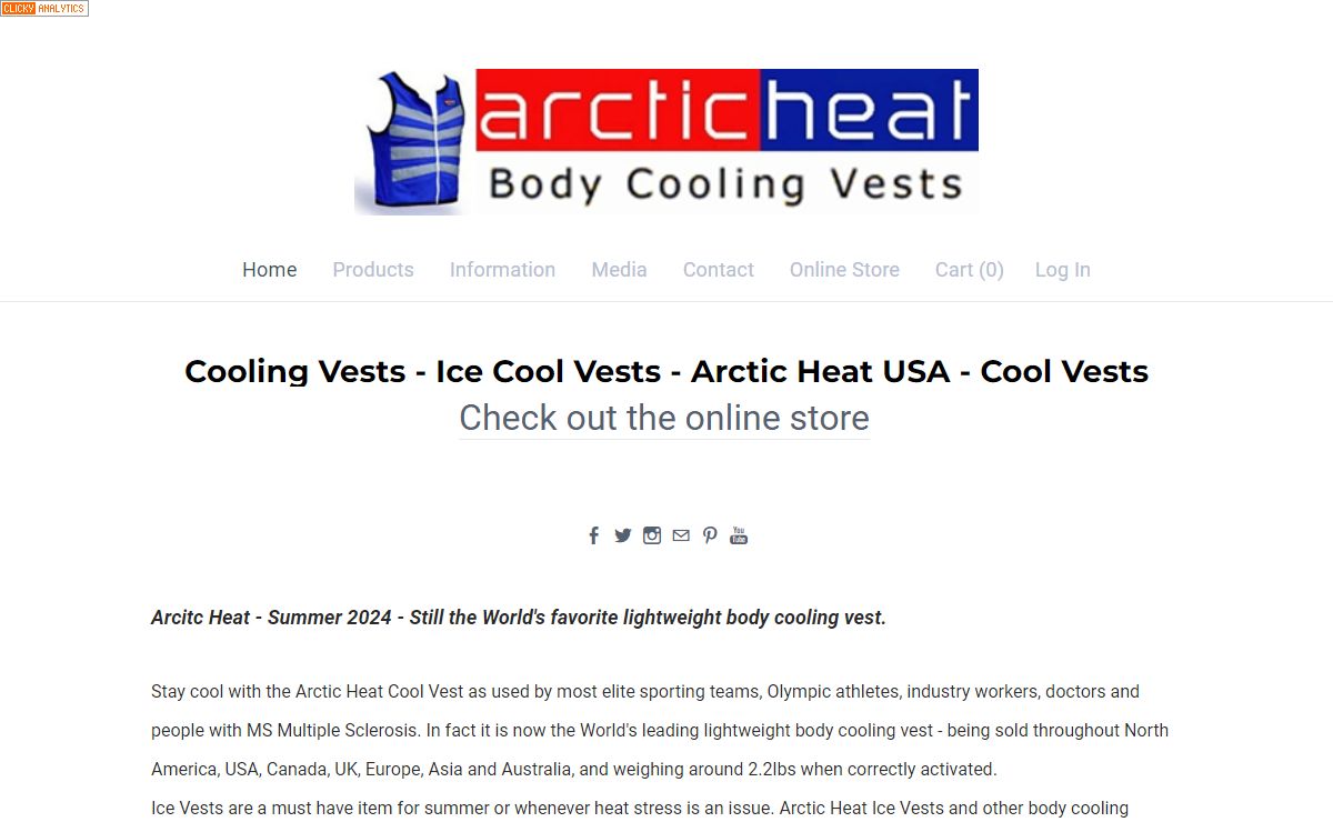 ARCTIC HEAT USA Cooling Vests - Cooling Vests Ice Vests Body Cool vest Jackets