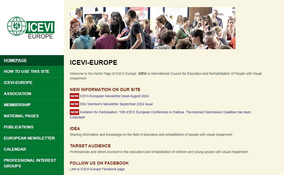 ICEVI-Europe - Homepage