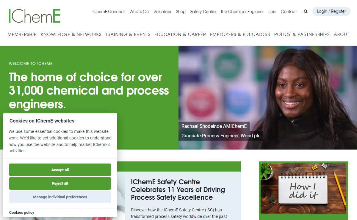 Institution of Chemical Engineers - IChemE