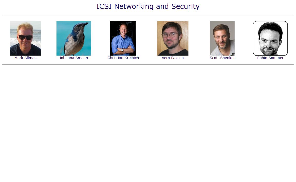 ICSI Networking and Security
