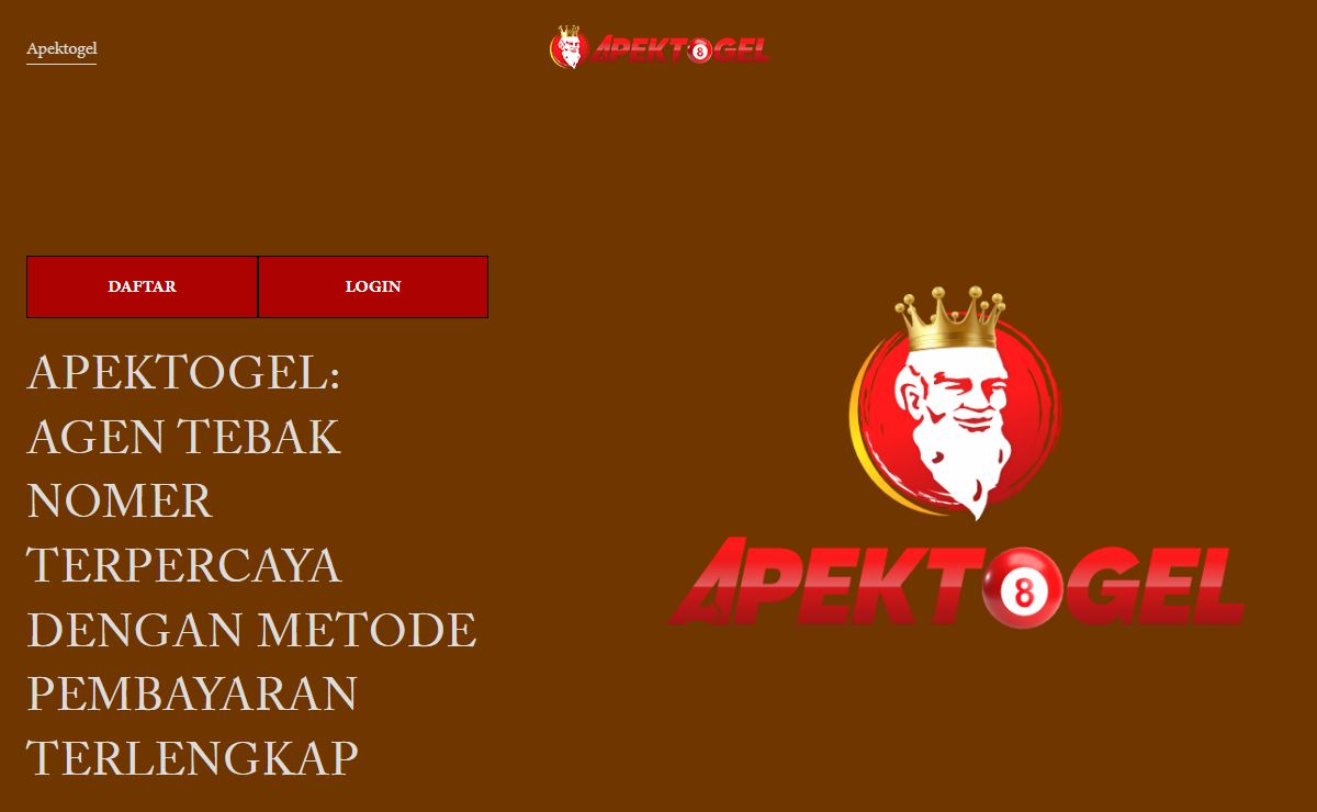 APEKTOGEL: AGEN TEBAK NOMER TERPERCAYA DENGAN METODE PEMBAYARAN TERLENGKAP