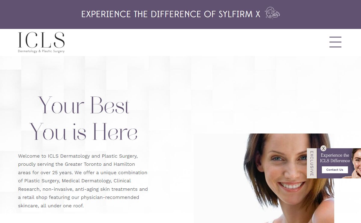 Plastic Surgery and Dermatology - Mississauga Oakville ON - ICLS
