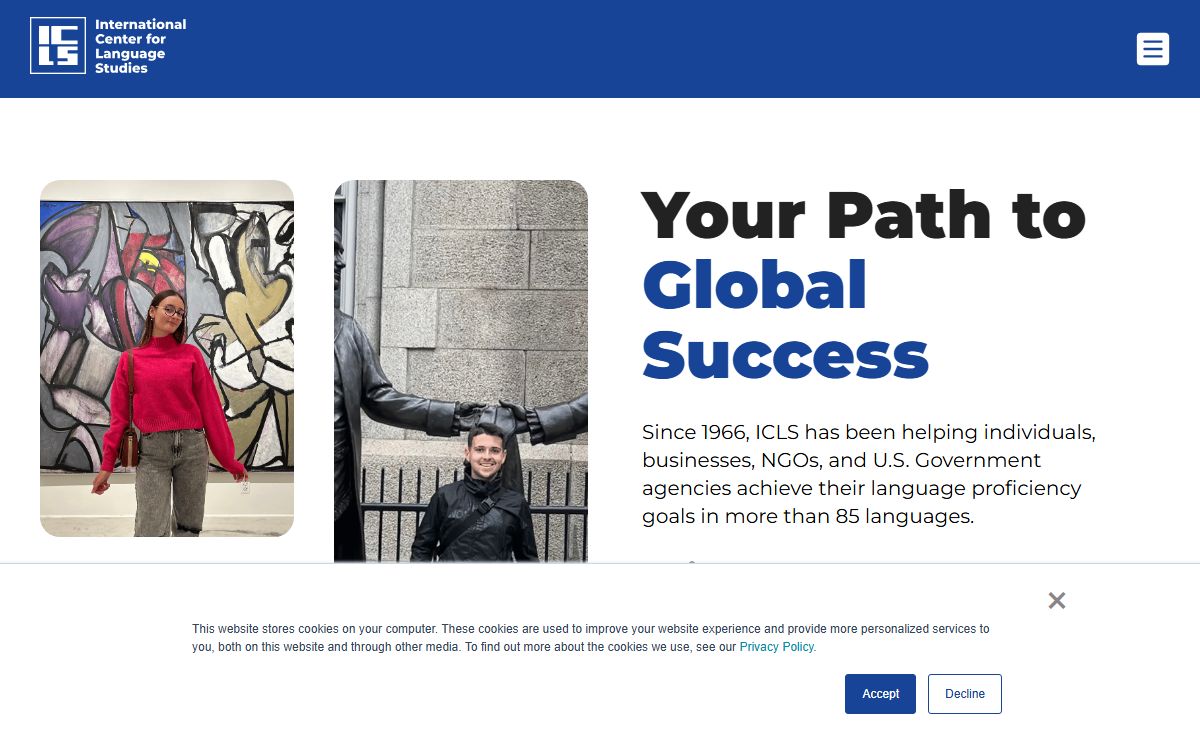 Home | The International Center for Language Studies