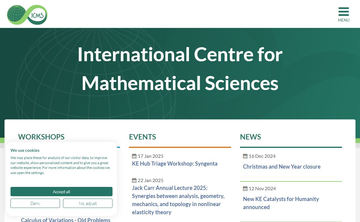 ICMS - International Centre for Mathematical Sciences