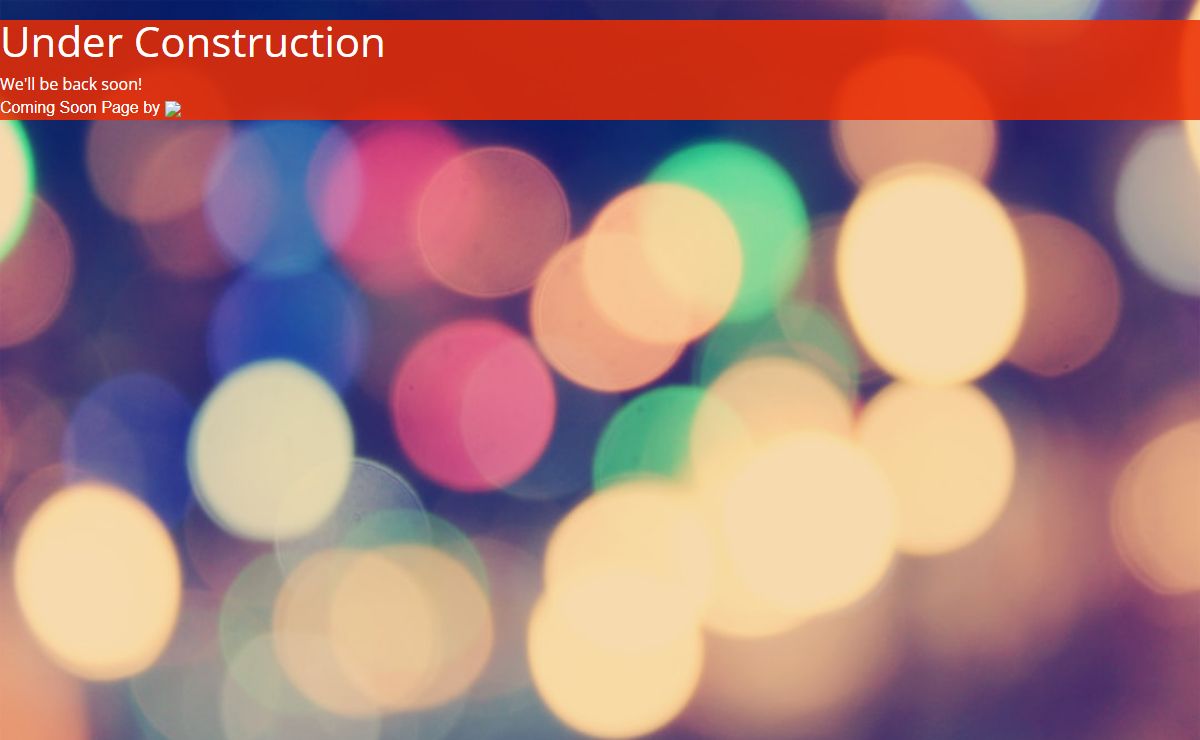 Under Construction