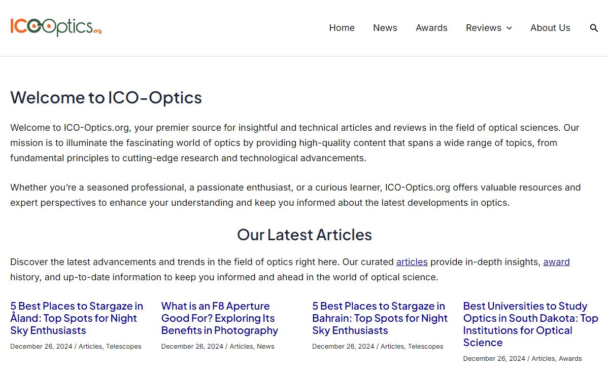 ICO Optics – Trusted Optical Specialists