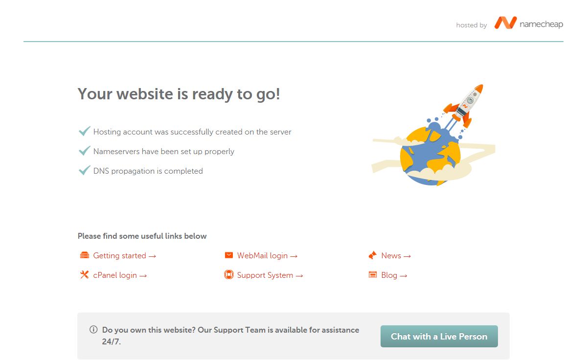 Namecheap Parking Page