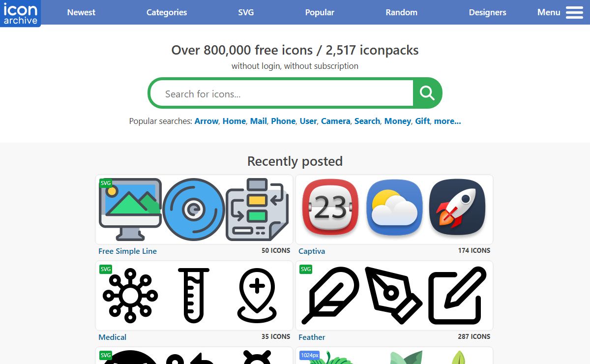 Icon Archive - 800,000+ free icons & stickers, PNG, SVG Downloads
