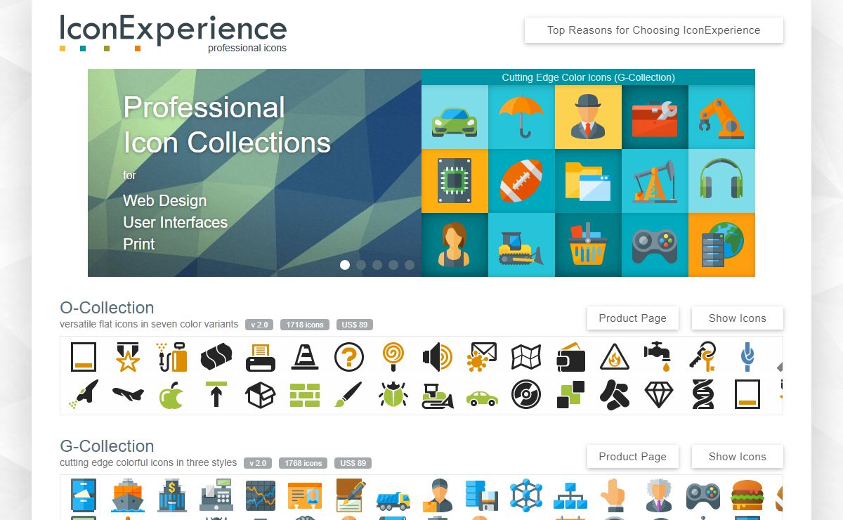 Professional Icons | IconExperience.com