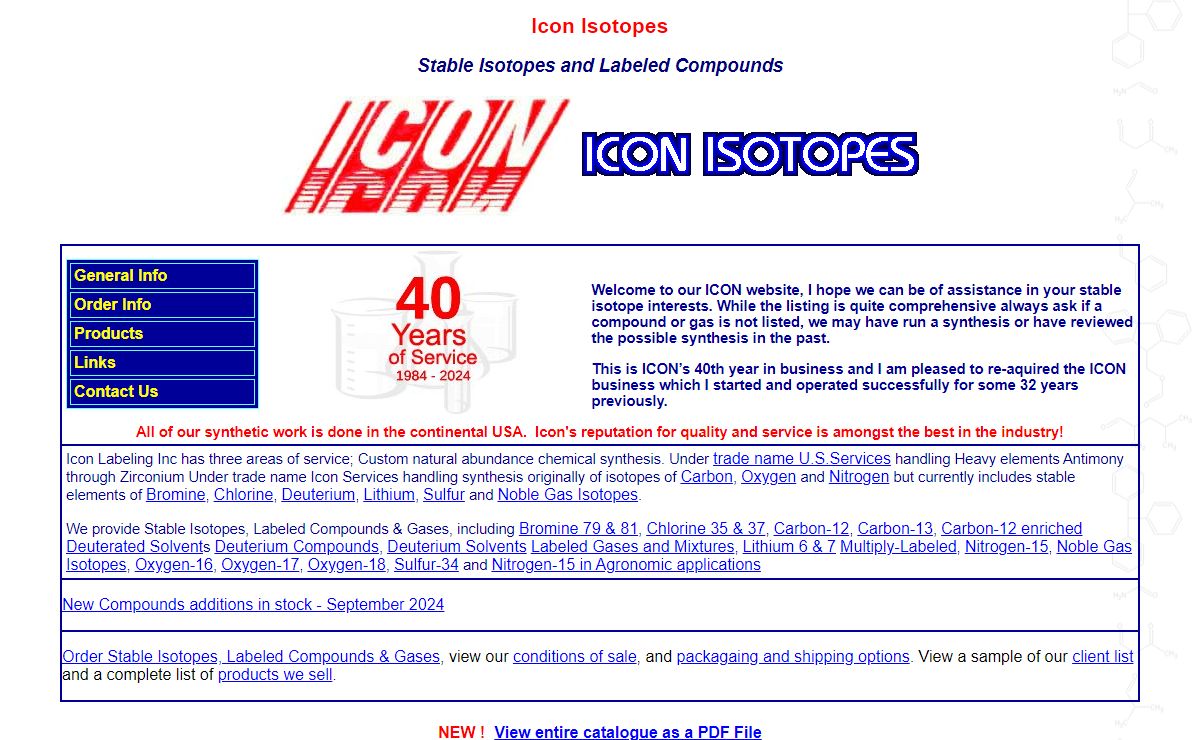 Icon Isotopes Synthetics Stable Isotopes and Labeled Compounds