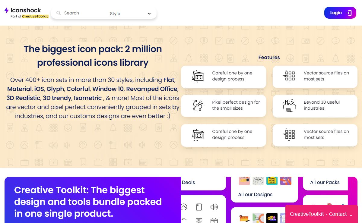 Iconshock - 2 million stock icons and 800 icon sets