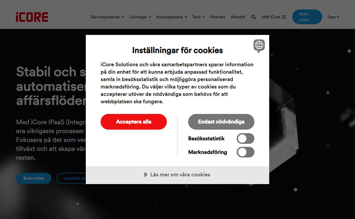 iCore – Ledande Integrations- & Automatiseringsplattform