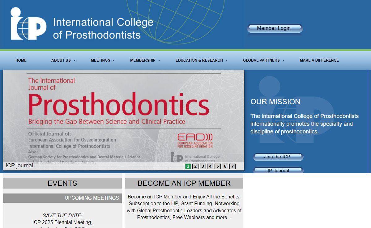 ICP - International College of Prosthodontists