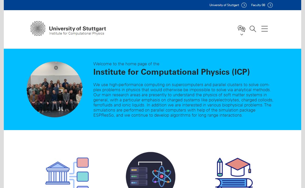 Institute for Computational Physics | University of Stuttgart