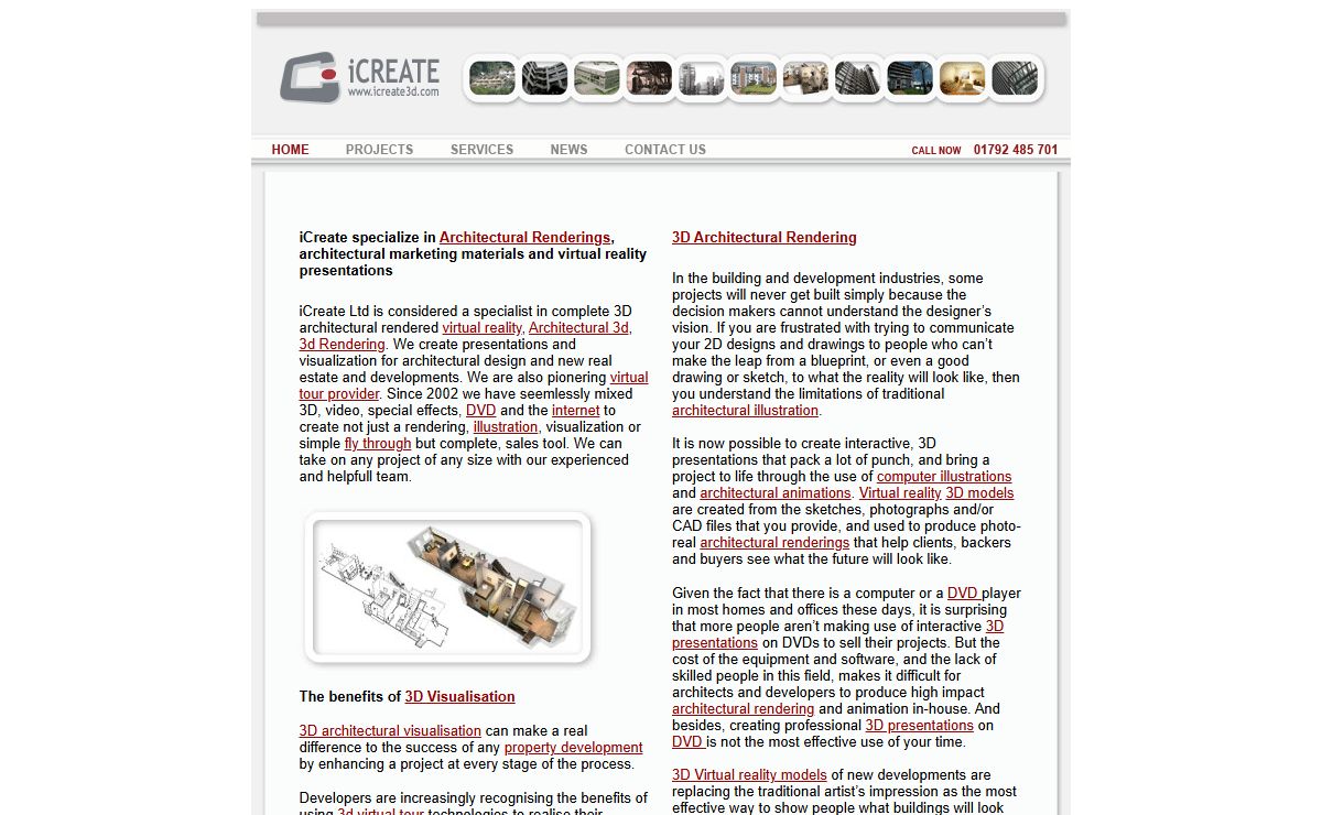 iCreate 3D - Architectural Renderings, 3D architectural visualisation, photo-realistic 3D visualisations, graphics flythroughs