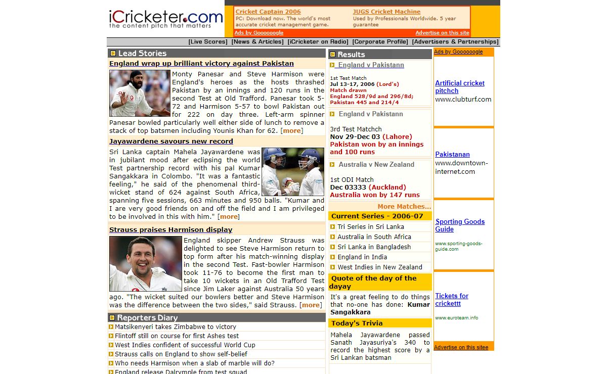 iCricketer.com - all about cricket