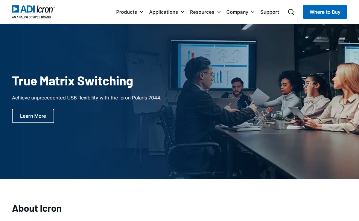 Icron | An Analog Devices Brand: USB and HD Video Extension Solutions