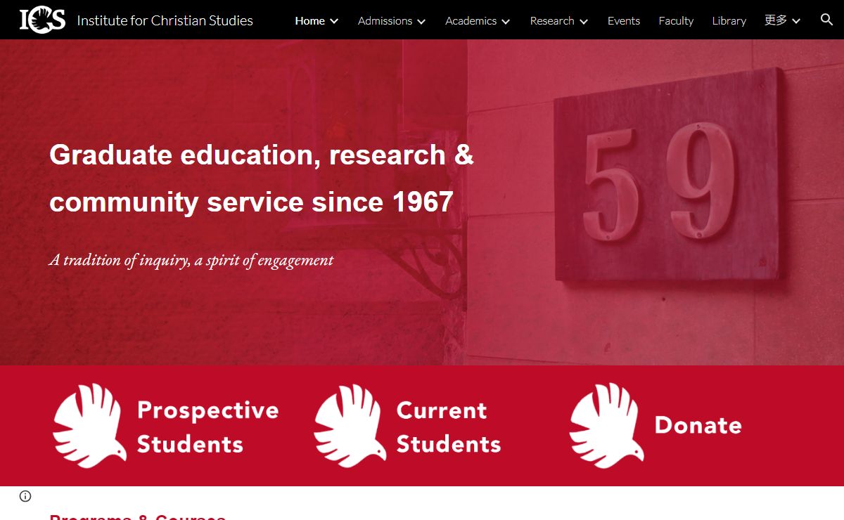 Institute for Christian Studies