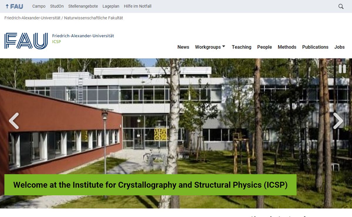 ICSP - Institute for Crystallography and Structural Physics
