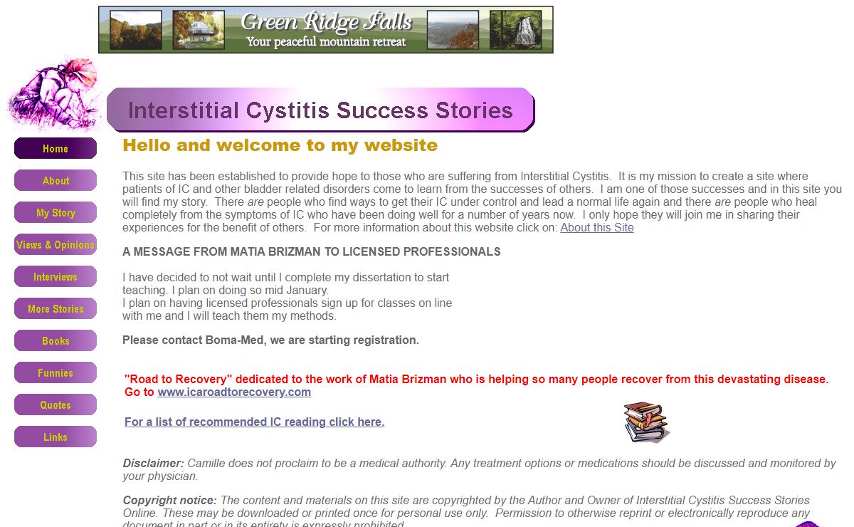 Interstitial Cystitis Success Stories